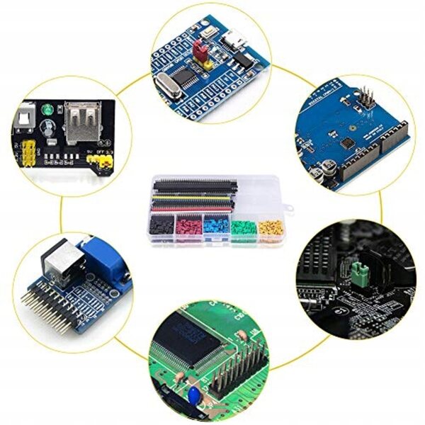 2,54-mm-Stecker- und Buchsenabdeckungsset für Arduino und PCB – 335 Teile