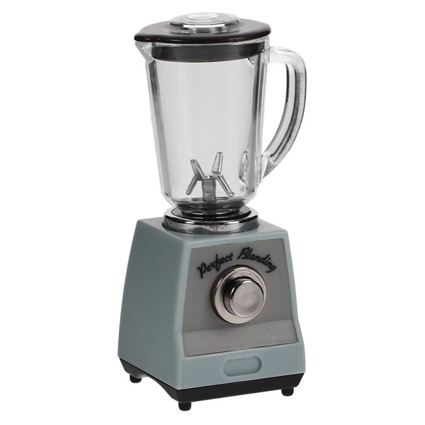 Mini estrattore di succo giocattolo in plastica per cucina bambole blu