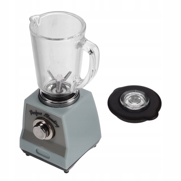 Mini estrattore di succo giocattolo in plastica per cucina bambole blu