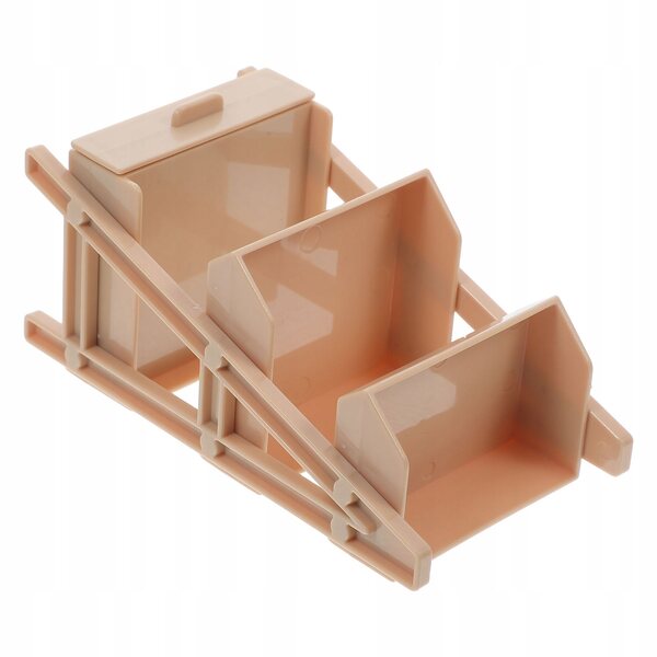 Miniatuur 3-laags kunststof plank voor poppenhuis en decoratie