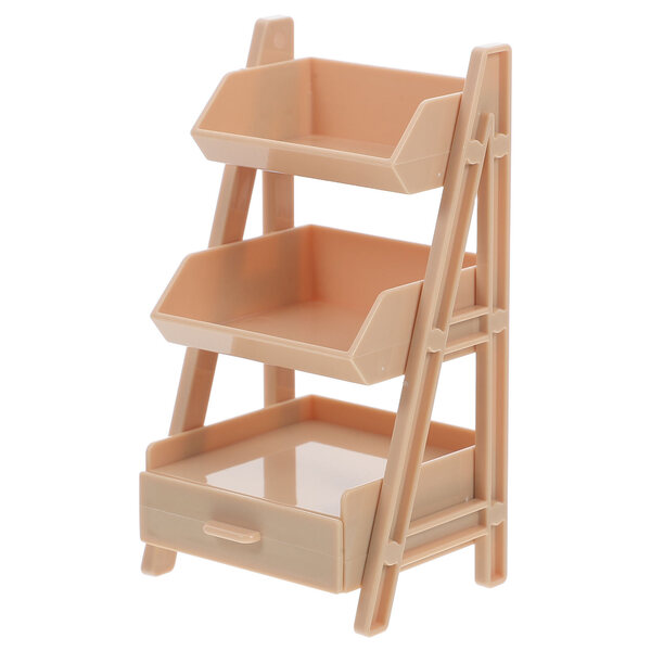 Miniatuur 3-laags kunststof plank voor poppenhuis en decoratie