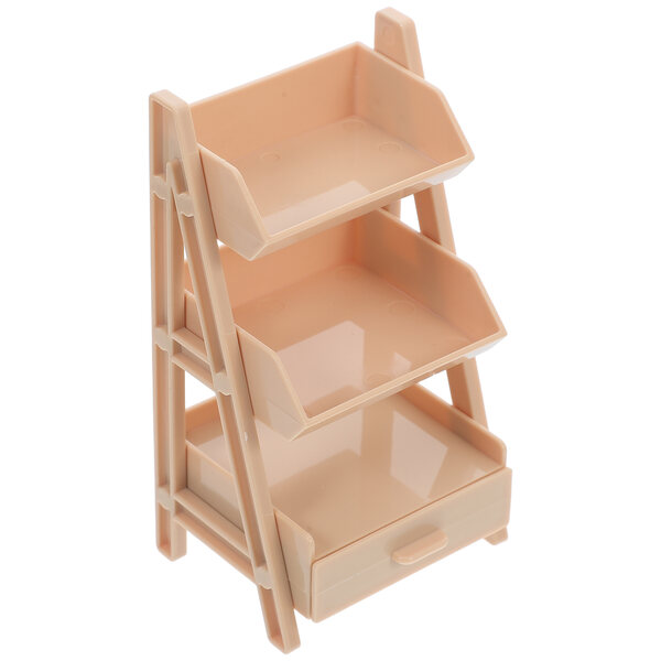 Miniatuur 3-laags kunststof plank voor poppenhuis en decoratie
