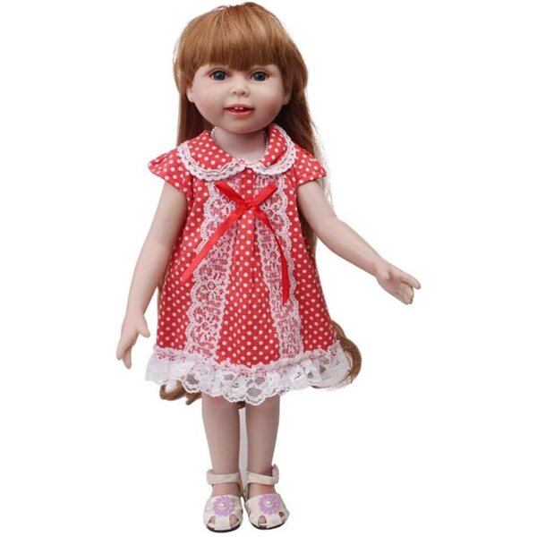 Abito con Fiocco per Bambole 46 cm - Vestito Casual per Bambini e Ragazze
