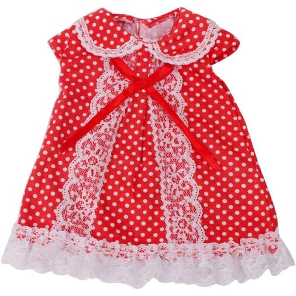 Abito con Fiocco per Bambole 46 cm - Vestito Casual per Bambini e Ragazze