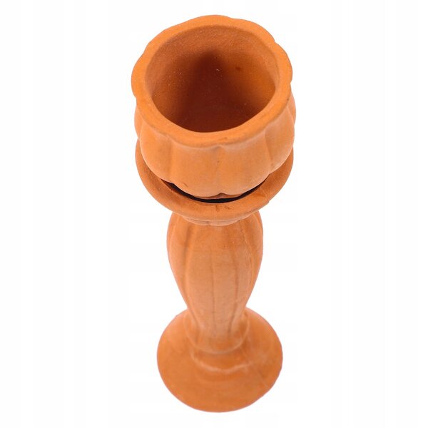 Dekorative Keramikminiatur in Form einer römischen Säule für Mikrolandschaften