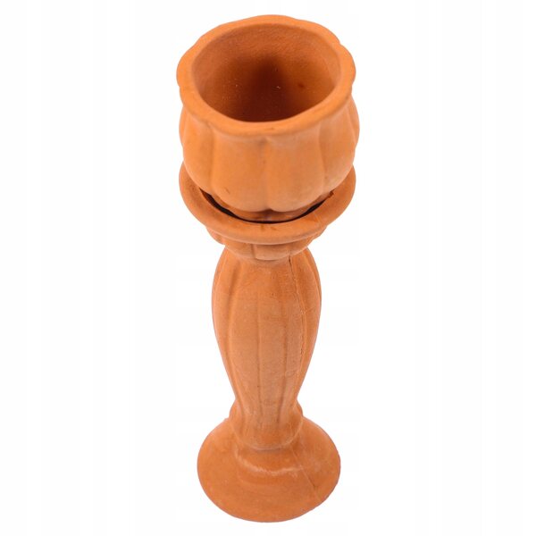 Dekorative Keramikminiatur in Form einer römischen Säule für Mikrolandschaften