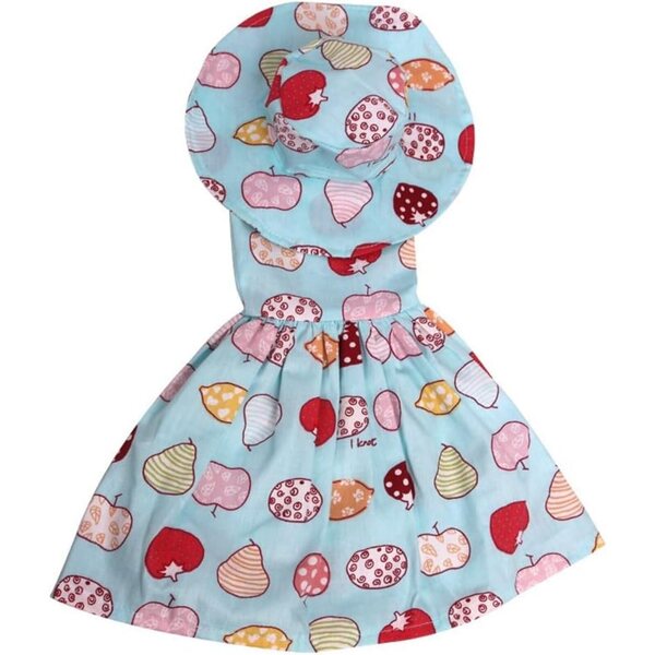 Abito BJD 60 cm con Cappello Stampa Frutta Costume Casual Bambola Scala 1/3