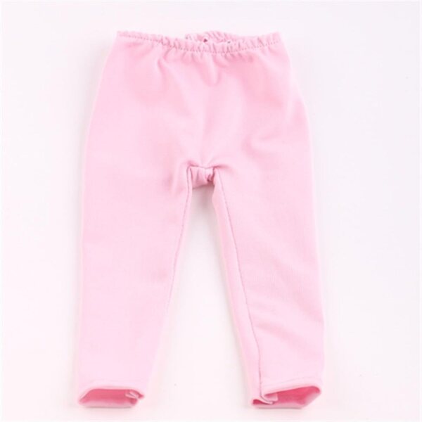 Leggings Rosa per Bambola 46 cm - Pantaloni Casual per American Doll 18 Pollici
