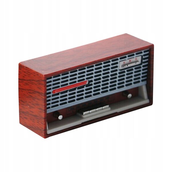 OZDOBA MINIATUROWE RADIO KLASYCZNE DO ARANŻACJI WNĘTRZ