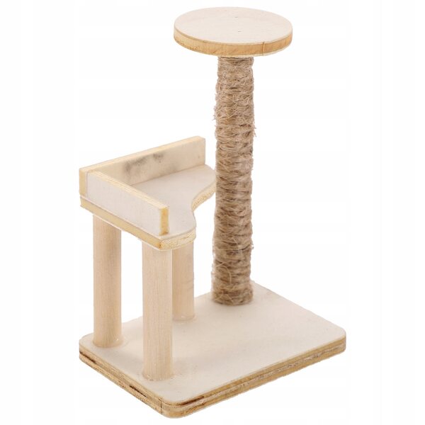 Mini drapaki in legno realistico per casa delle bambole 1:12, decorazione perfetta