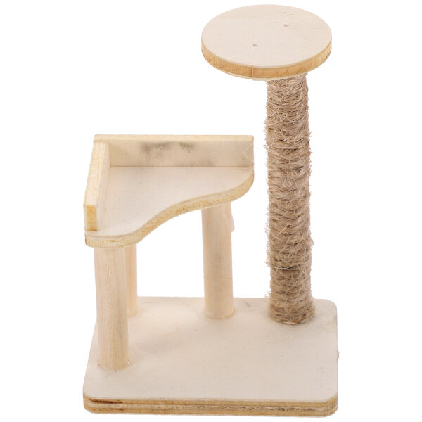 Mini drapaki in legno realistico per casa delle bambole 1:12, decorazione perfetta