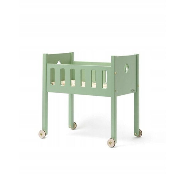 Letto in legno per bambole Kids Concept CARL LARSSON con biancheria multicolore
