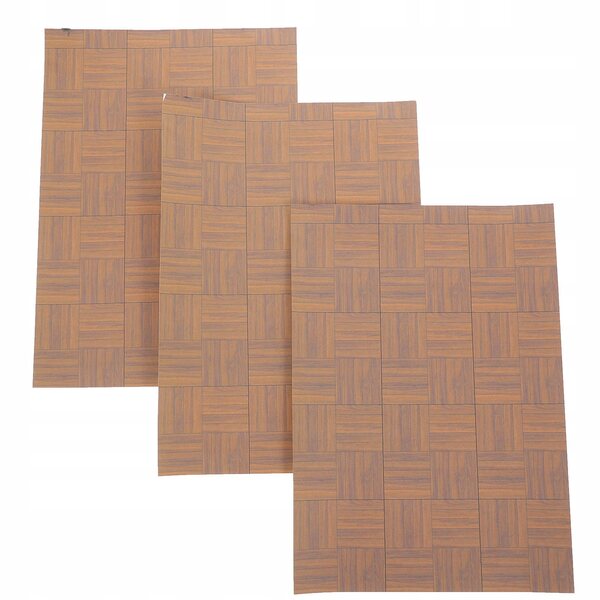 Set 3 Mini Adesivi Pavimento per Casa delle Bambole Facili da Usare