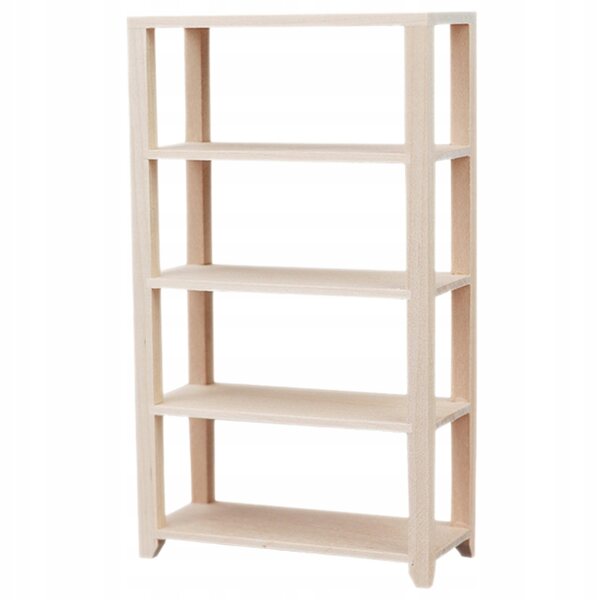 Mini Regal in Legno per Casa delle Bambole - Scaffale Decorativo Realistico