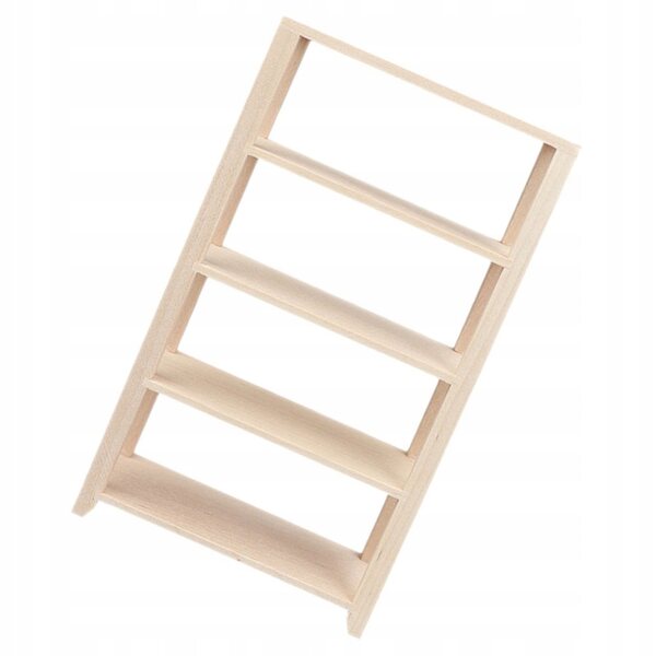 Mini Regal in Legno per Casa delle Bambole - Scaffale Decorativo Realistico