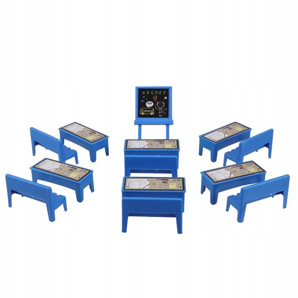 13-teiliges Puppenhaus-Miniaturmöbel-Set, Lernspielzeug