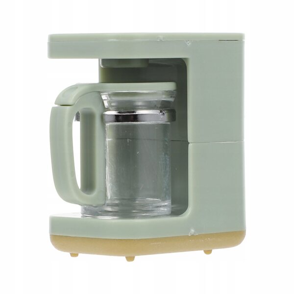 Miniatura realistica di macchina da caffè in plastica per decorazioni e giochi