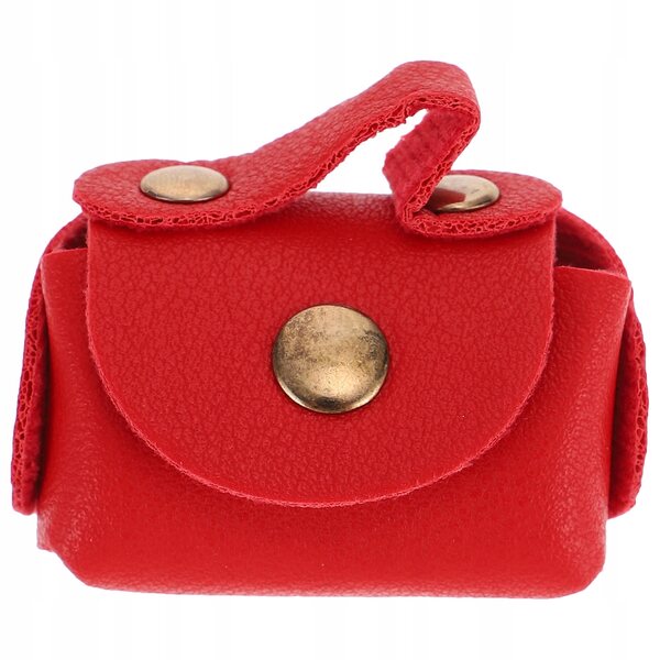 Mini borsa in ecopelle rossa per bambole – accessorio realistico e durevole