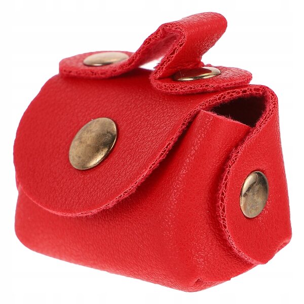 Mini borsa in ecopelle rossa per bambole – accessorio realistico e durevole