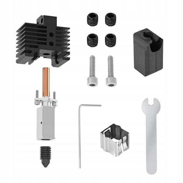 Hotend metallico Bambu Lab ad alta temperatura per stampanti 3D fino a 500°C
