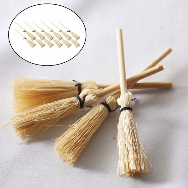 Set 12 Mini Scope in Legno per Casa delle Bambole 1/12 Accessori Decorativi