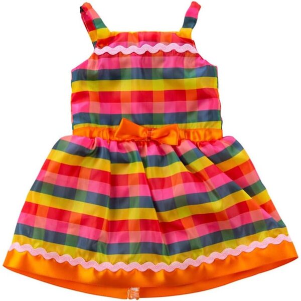 Abito Estivo Senza Maniche per Bambola 18 pollici - Vestito Casual Uteruik