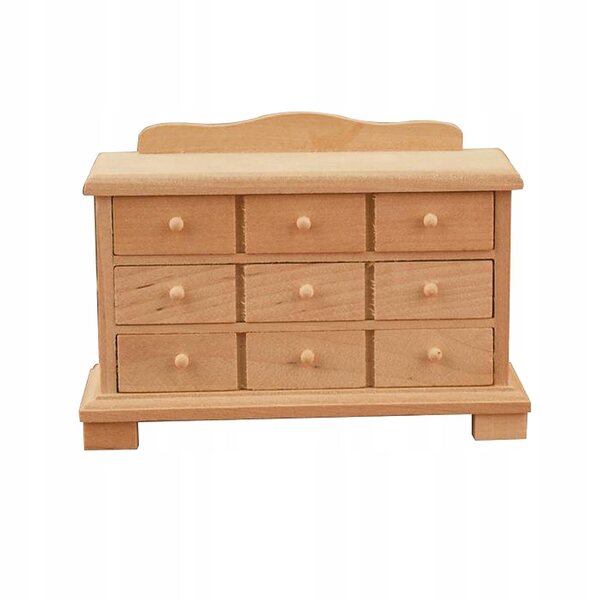 Miniatura mobile in legno per casa delle bambole scala 1:12 - elegante e dettagliato