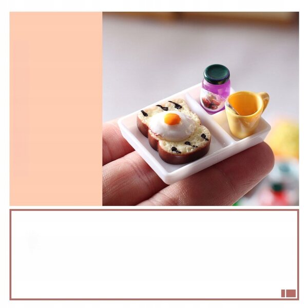 Handgefertigte Miniatur-Toastgläser aus Harz für Puppenhäuser, 4-teiliges Set