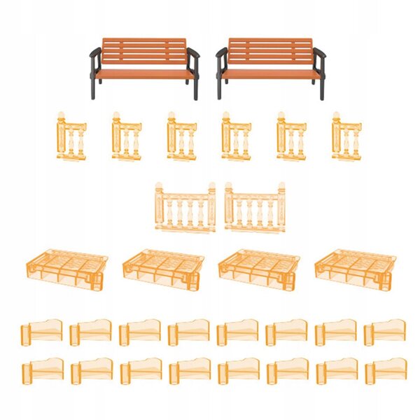 Casa delle bambole: un set di accessori per costruire e decorare le stanze delle bambole