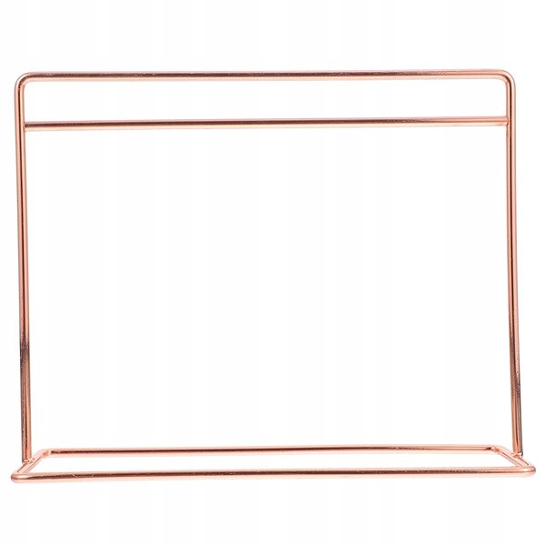 Mini Stender Metallizzato Rosa per Abiti delle Bambole 25x21 cm