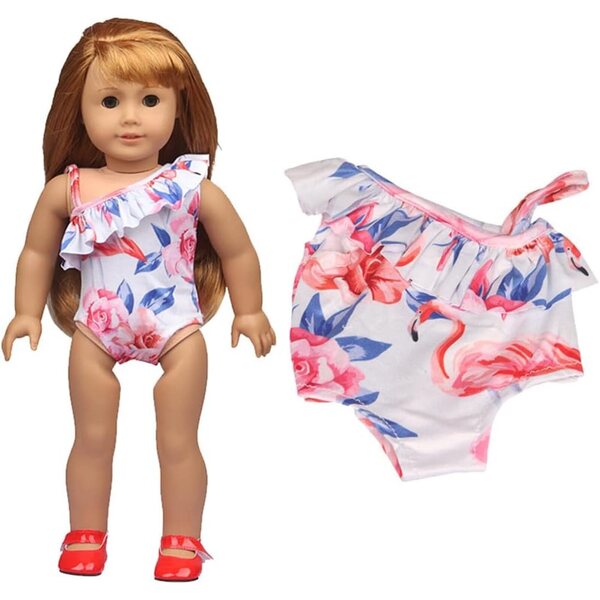 Badeanzug für 46-cm-Puppe – Lässiger Body-Anzug für 18-Zoll-Puppe