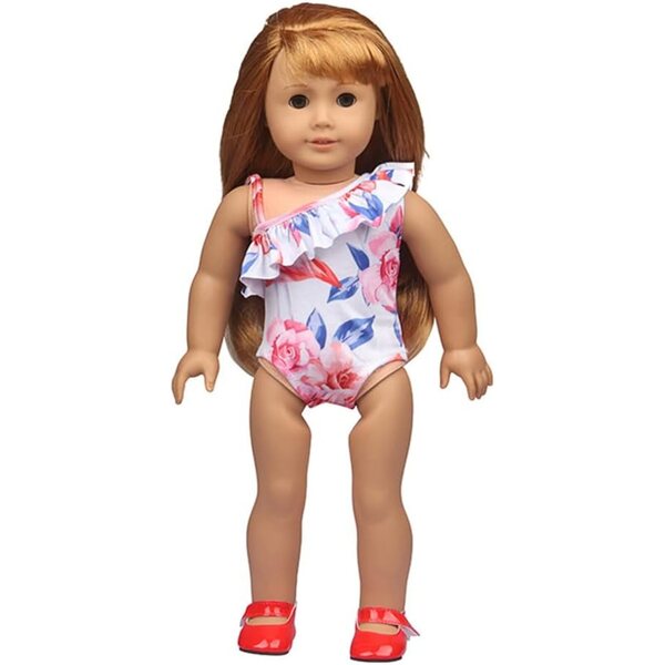 Costume da Bagno per Bambola 46 cm – Body Casual Tuta per Bambola da 18 Pollici