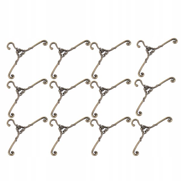 Lot de 12 mini cintres olive pour vêtements de poupée, pratiques et résistants