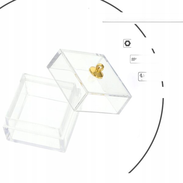 Lot de 10 mini boîtes transparentes Home Sweet pour poupées en plastique