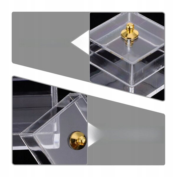 Lot de 10 mini boîtes transparentes Home Sweet pour poupées en plastique