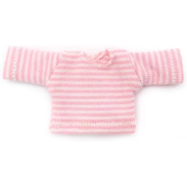 Maglietta a Righe Rosa per Bambola BJD 1/12 - Accessorio Costume OB11 Uteruik