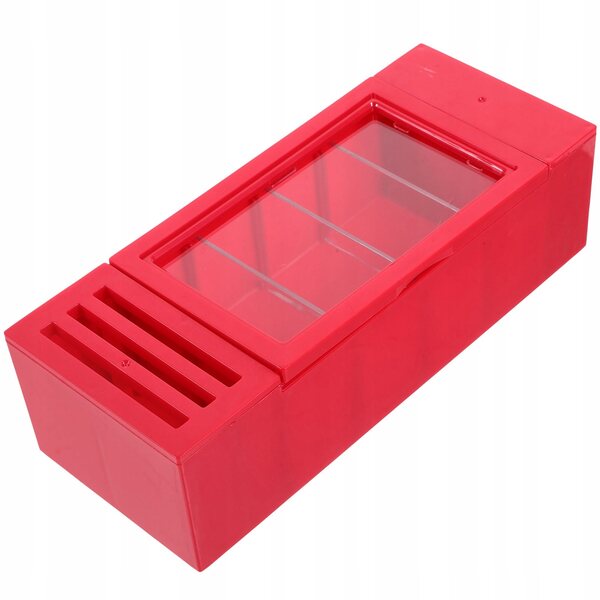 Mini congelatore per casa delle bambole, rosso, realistico e sicuro per i bambini