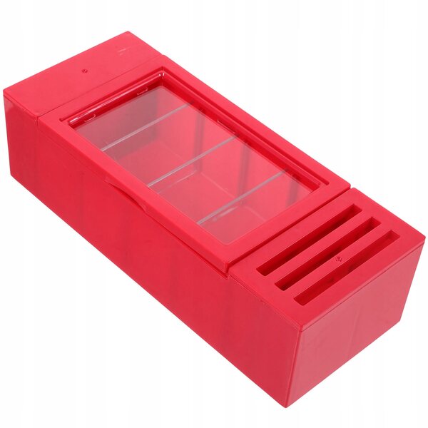 Mini congelatore per casa delle bambole, rosso, realistico e sicuro per i bambini