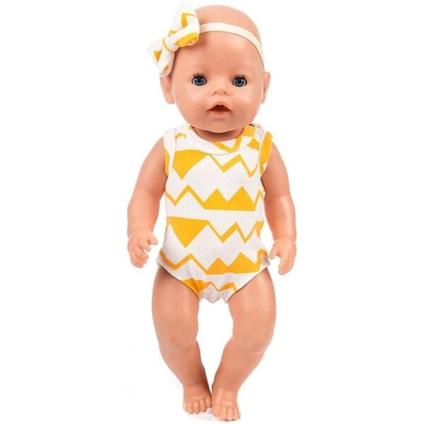 Kleidung für amerikanische Puppen 46 cm – Körper und Stirnband Uteruik