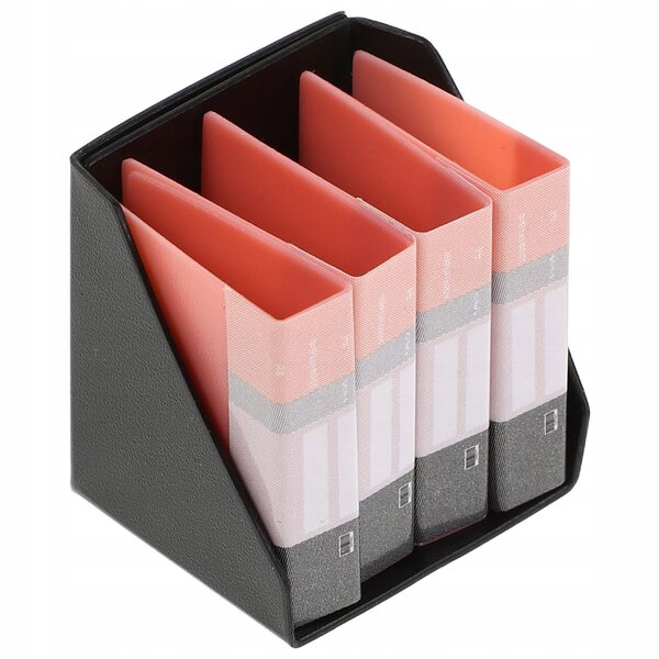 Miniatura Segregatore Rosa per Casa delle Bambole in Plastica 1:12