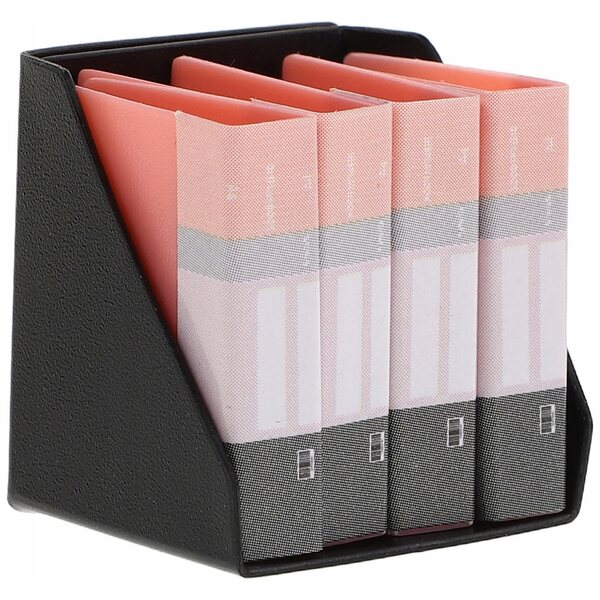 Miniatura Segregatore Rosa per Casa delle Bambole in Plastica 1:12