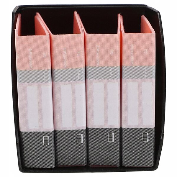 Miniatura Segregatore Rosa per Casa delle Bambole in Plastica 1:12