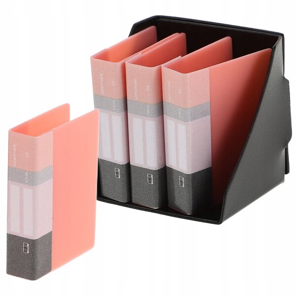 Miniatura Segregatore Rosa per Casa delle Bambole in Plastica 1:12