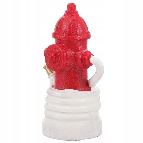 Dekorativer Mini-Feuerhydrant aus rotem Kunstharz für Miniaturgärten und -landschaften