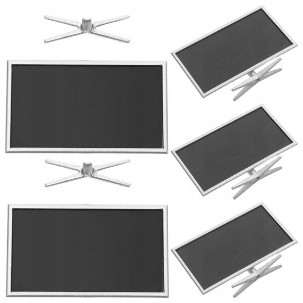 Mini TV Nero per Casa delle Bambole - Set da 5 Pezzi Dettagliato e Realistico