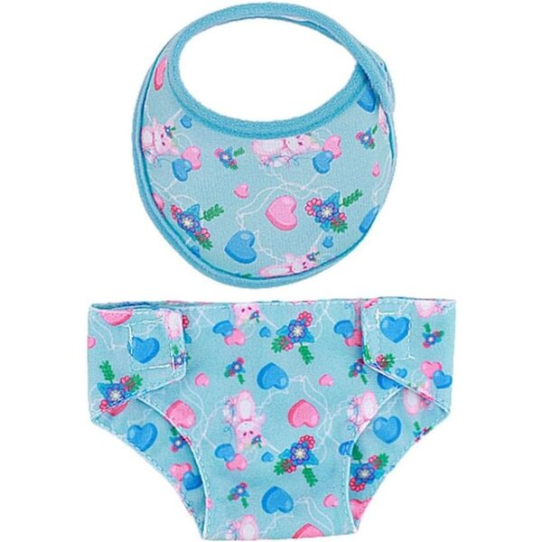 Bavaglini e Mutandine per Bambole da 46 cm - Set 2 Pezzi Uteruik #A