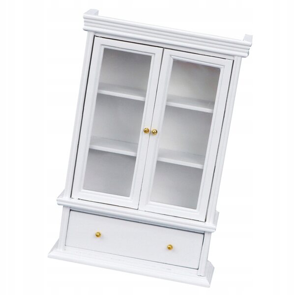 Mini Comò in Legno Bianco per Casette delle Bambole - Decorazione Realistica