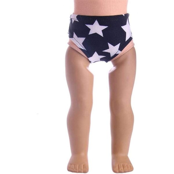 Höschen für Puppe 46 cm mit Cartoon-Freizeitunterwäsche Uteruik #B