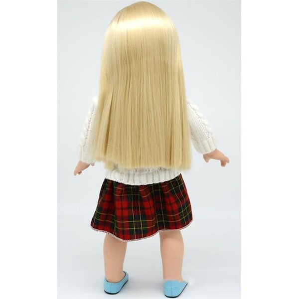 American Doll Strickkleid 46 cm Freizeitkleid Karierter Rock Uteruik