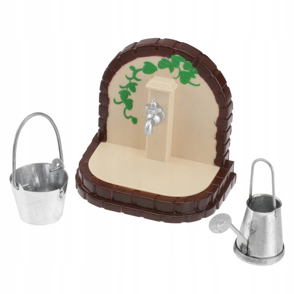 Mini set giocattoli per bambini con secchiello, annaffiatoio e rubinetto colorati